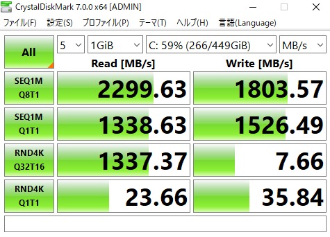 ゲーミングPC経過5